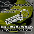 Lamborghini Huracan/Gallardo and Audi R8 Head Gasket Keychain - V10 Car Enthusiast Gift