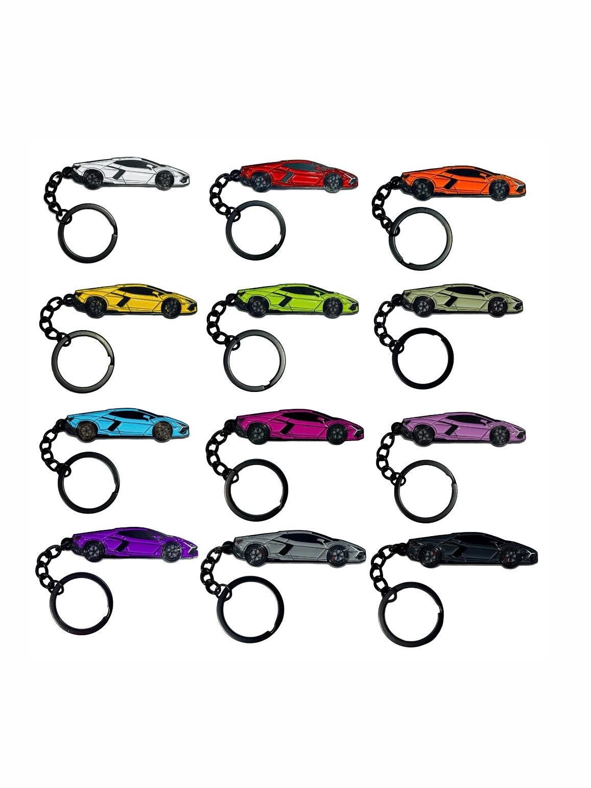 Lamborghini Keychain Revuelto Metal Enamel - Car Enthusiast Gift Accessory