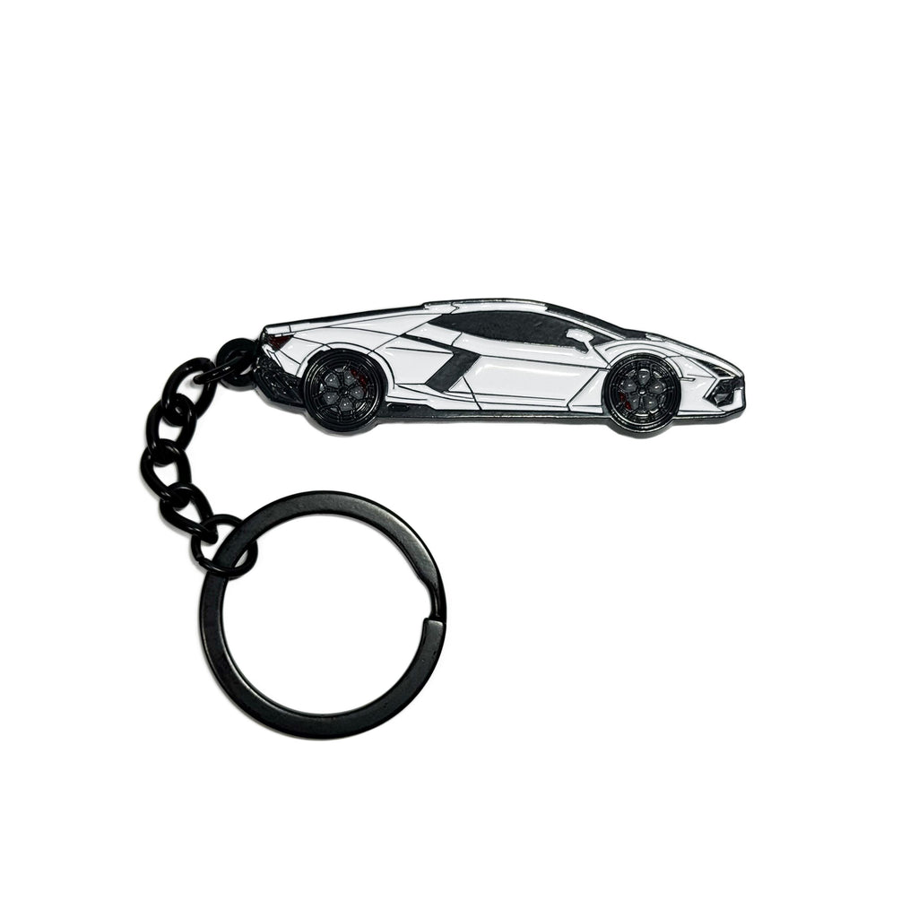 Lamborghini Keychain Revuelto Metal Enamel - Car Enthusiast Gift Accessory