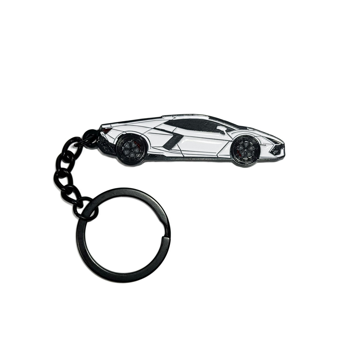 Lamborghini Keychain Revuelto Metal Enamel - Car Enthusiast Gift Accessory