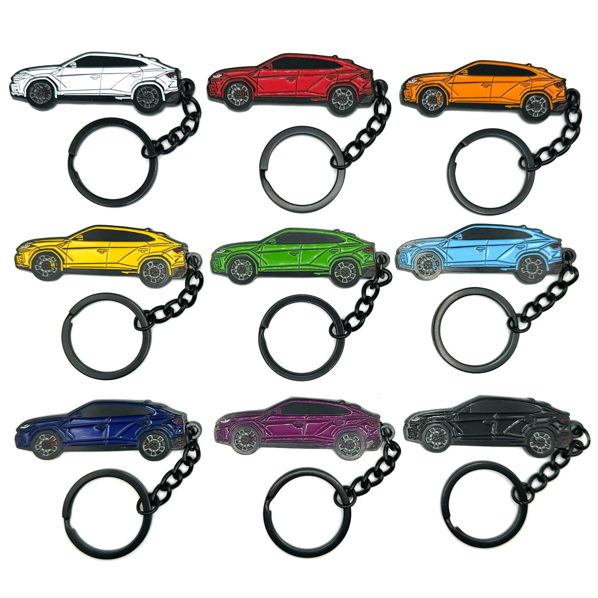 Lamborghini Keychain Urus Metal Enamel – Car Enthusiast Gift Accessory