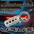 Lamborghini Urus Head Gasket Keychain - V8 Car Enthusiast Gift