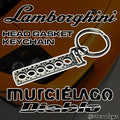 Lamborghini Murcielago/Diablo Head Gasket Keychain - V12 Car Enthusiast Gift