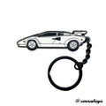 Lamborghini Keychain Countach Metal Enamel – Car Enthusiast Gift Accessory