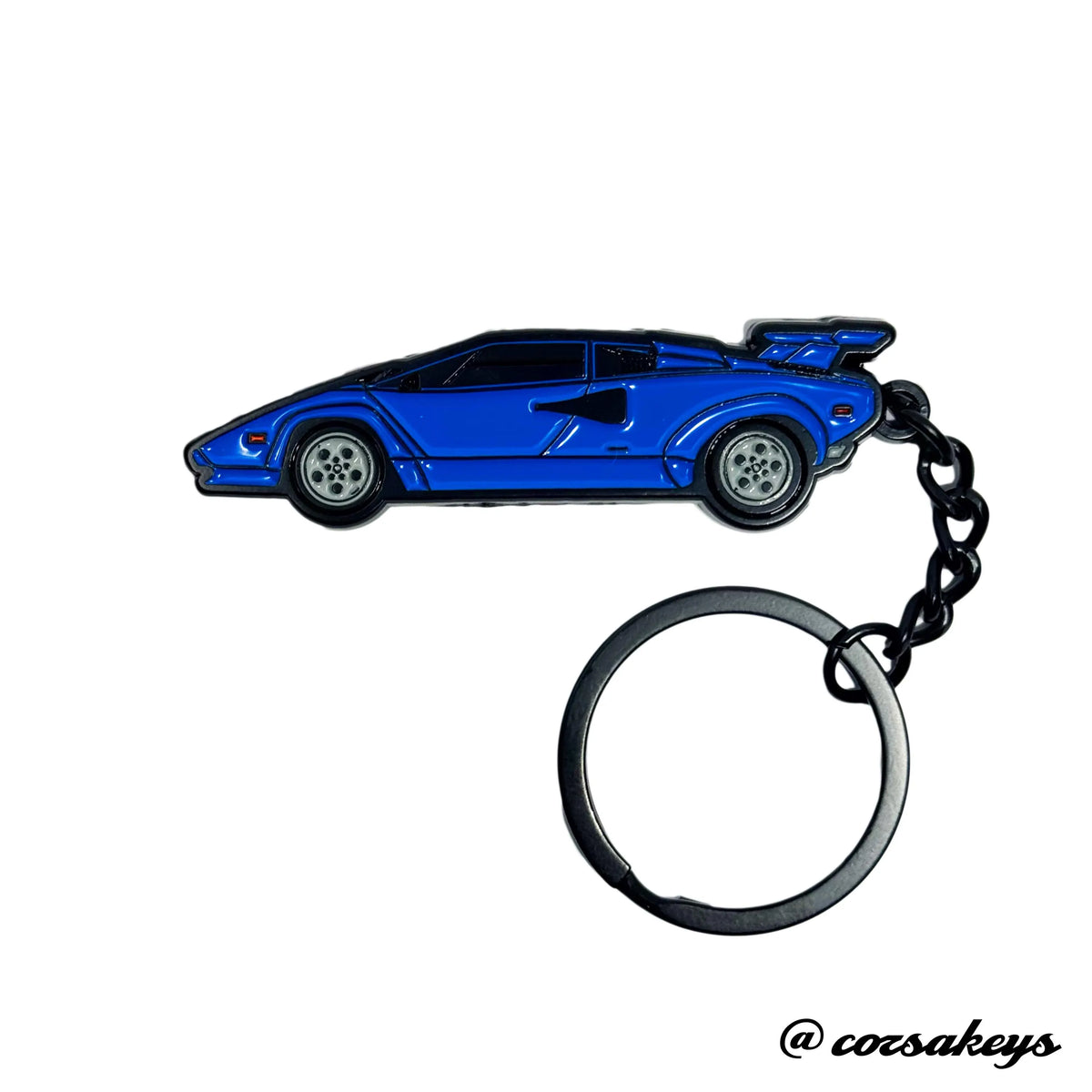 Lamborghini Keychain Countach Metal Enamel – Car Enthusiast Gift Accessory