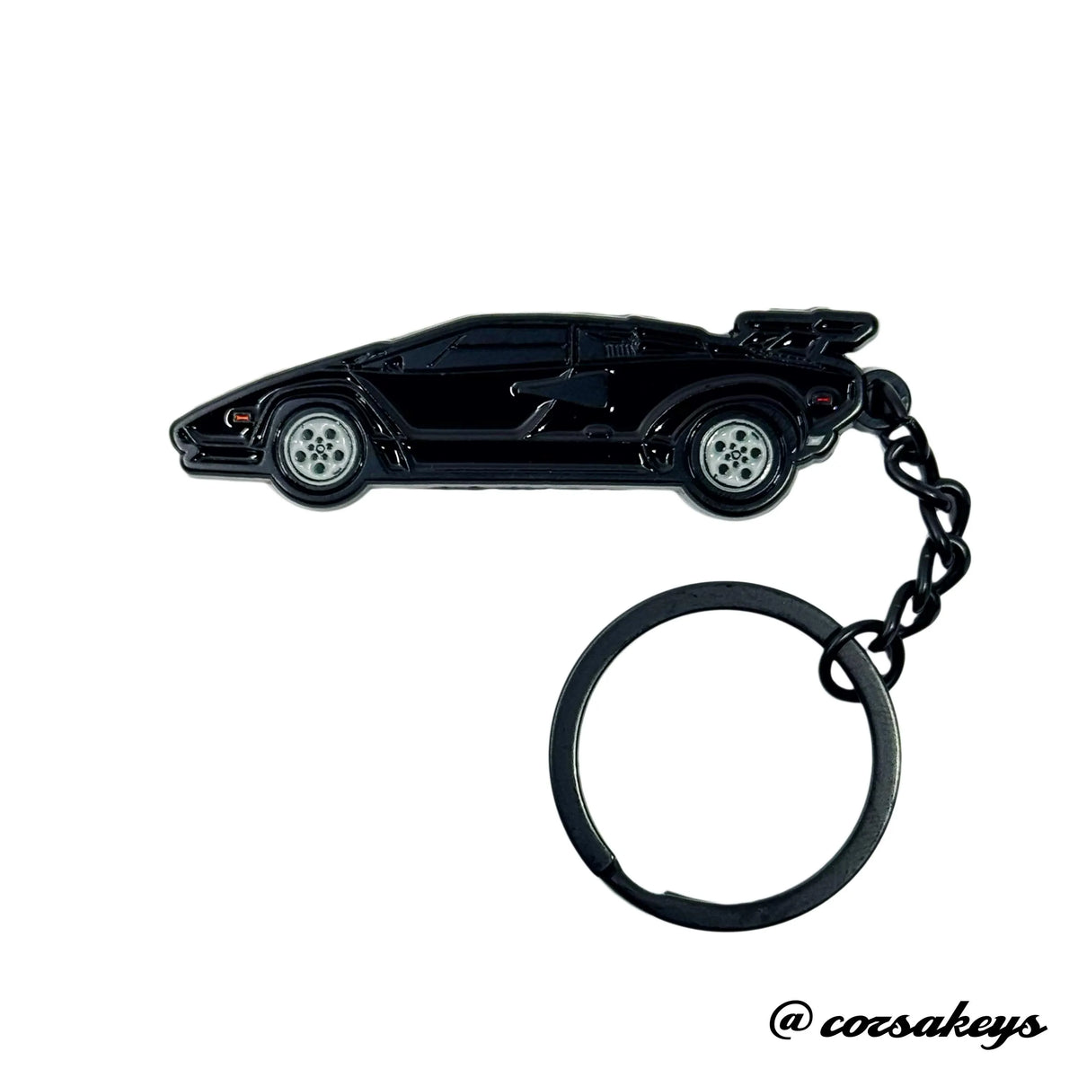 Lamborghini Keychain Countach Metal Enamel – Car Enthusiast Gift Accessory